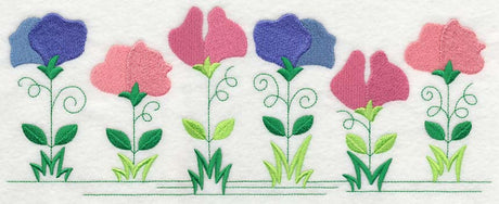 Country Charm Border - Sweet Pea