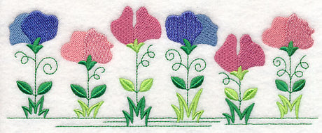 Country Charm Border - Sweet Pea