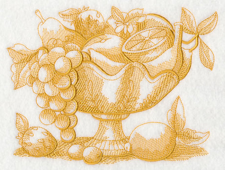 French Market Fruit Bowl (Toile)