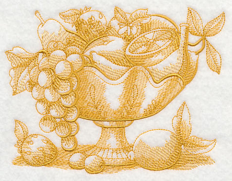 French Market Fruit Bowl (Toile)