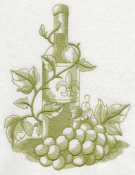 French Market Wine (Toile)