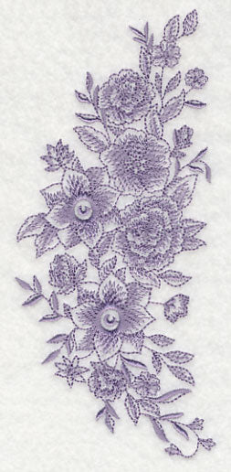 Blooming Bright Flower Spray (Toile)