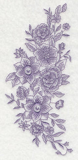 Blooming Bright Flower Spray (Toile)