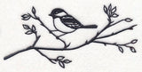 Simply Birds on Branches - Chickadee