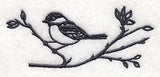Simply Birds on Branches - Chickadee