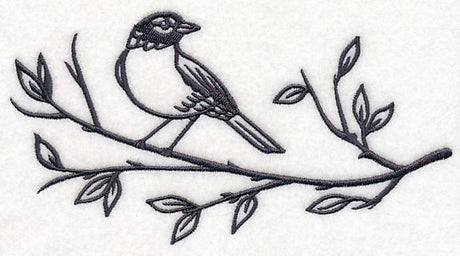 Simply Birds on Branches - Robin