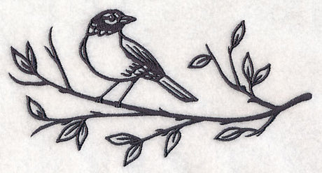 Simply Birds on Branches - Robin