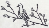 Simply Birds on Branches - Mourning Dove