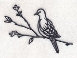 Simply Birds on Branches - Mourning Dove