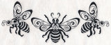 Honeybee Trio (Blackwork)
