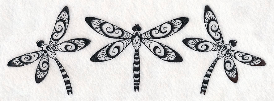Dragonfly Trio (Blackwork)
