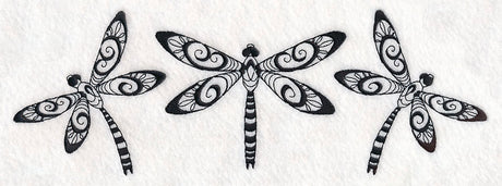 Dragonfly Trio (Blackwork)