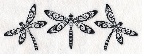 Dragonfly Trio (Blackwork)