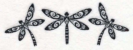 Dragonfly Trio (Blackwork)