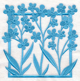 Fresh Floral Silhouettes - Forget-Me-Nots