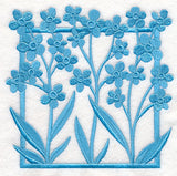 Fresh Floral Silhouettes - Forget-Me-Nots