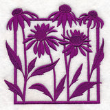 Fresh Floral Silhouettes - Coneflowers