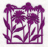 Fresh Floral Silhouettes - Coneflowers