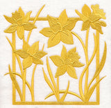 Fresh Floral Silhouettes - Daffodils