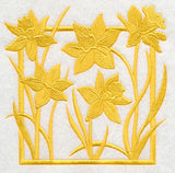 Fresh Floral Silhouettes - Daffodils