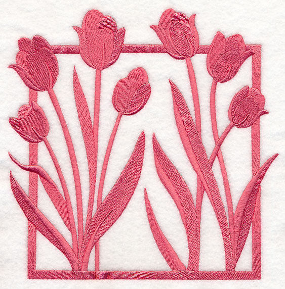 Fresh Floral Silhouettes - Tulips