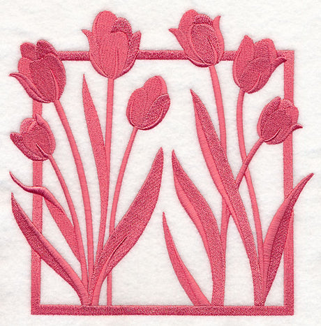 Fresh Floral Silhouettes - Tulips