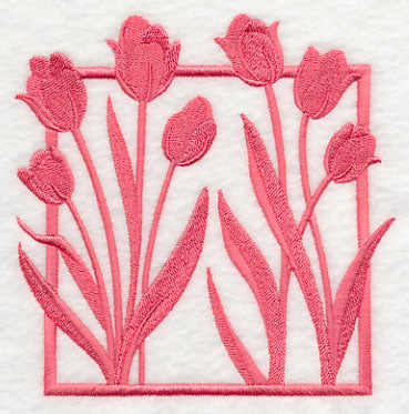 Fresh Floral Silhouettes - Tulips