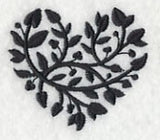 Leafy Heart 2 (Blackwork)