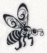 Honeybee 1 (Blackwork)
