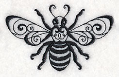 Honeybee 2 (Blackwork)