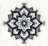 Mendhi Flourish 1 (Blackwork)