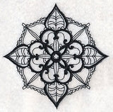 Mendhi Flourish 2 (Blackwork)