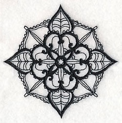 Mendhi Flourish 2 (Blackwork)