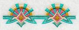 Art Deco Sunburst Border