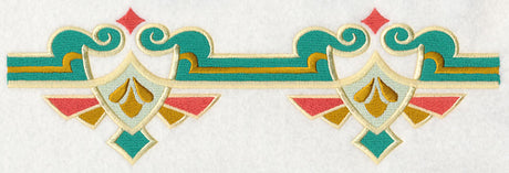 Elegant Art Deco Border