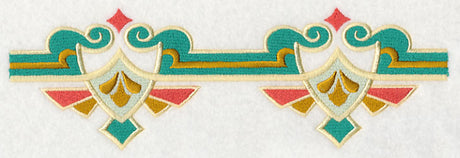 Elegant Art Deco Border