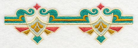 Elegant Art Deco Border