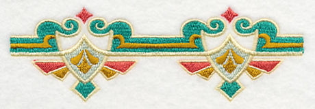 Elegant Art Deco Border