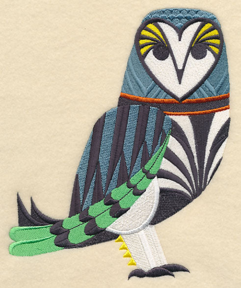 Art Deco Barn Owl