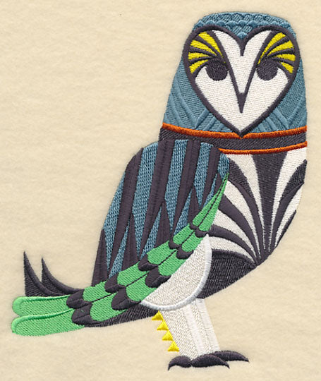 Art Deco Barn Owl