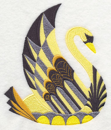Art Deco Swan