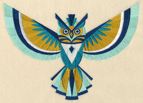 Art Deco Long-Eared Owl