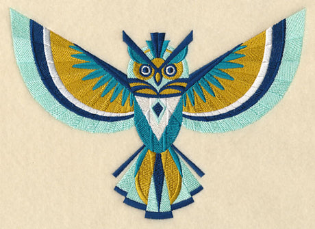 Art Deco Long-Eared Owl
