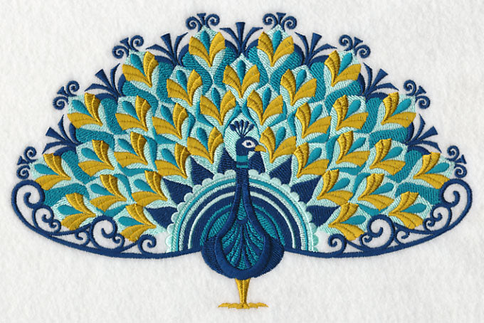 Art Deco Peacock