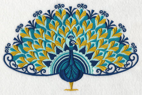 Art Deco Peacock