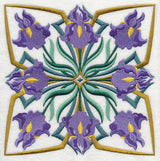 Art Deco Iris - Square