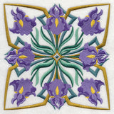 Art Deco Iris - Square