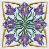 Art Deco Iris - Square