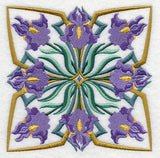 Art Deco Iris - Square