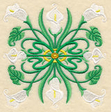 Art Deco Calla Lily - Square